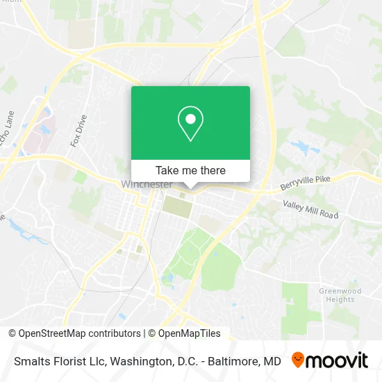 Smalts Florist Llc map