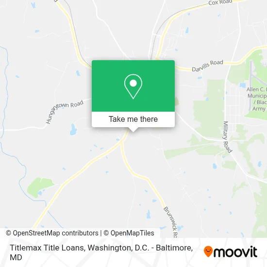 Titlemax Title Loans map