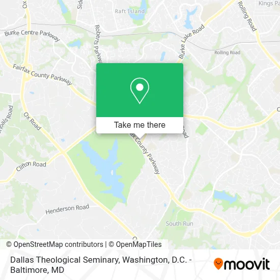 Dallas Theological Seminary map
