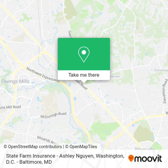 State Farm Insurance - Ashley Nguyen map