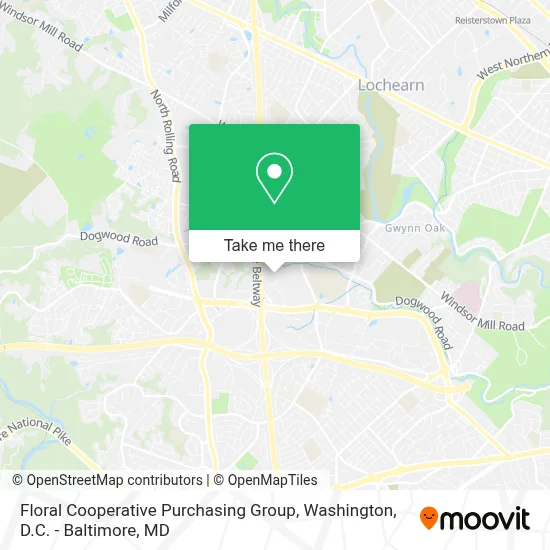 Floral Cooperative Purchasing Group map