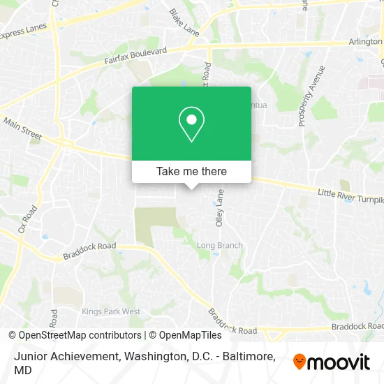Junior Achievement map
