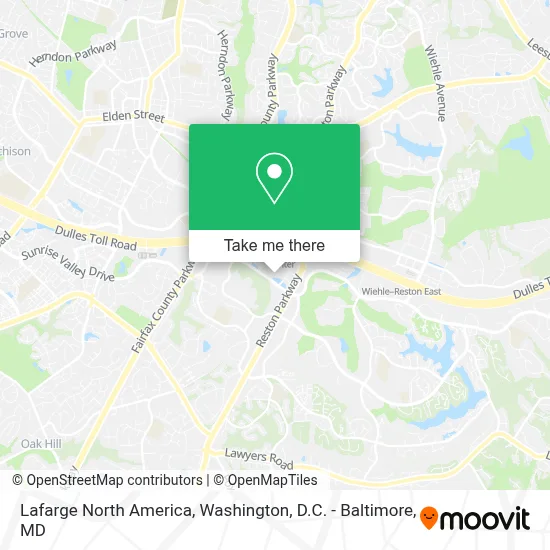 Lafarge North America map