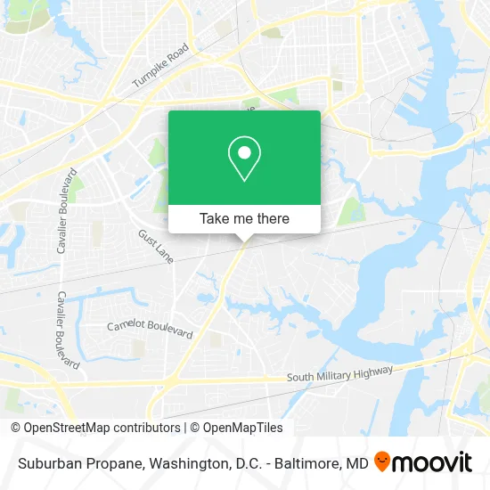 Suburban Propane map
