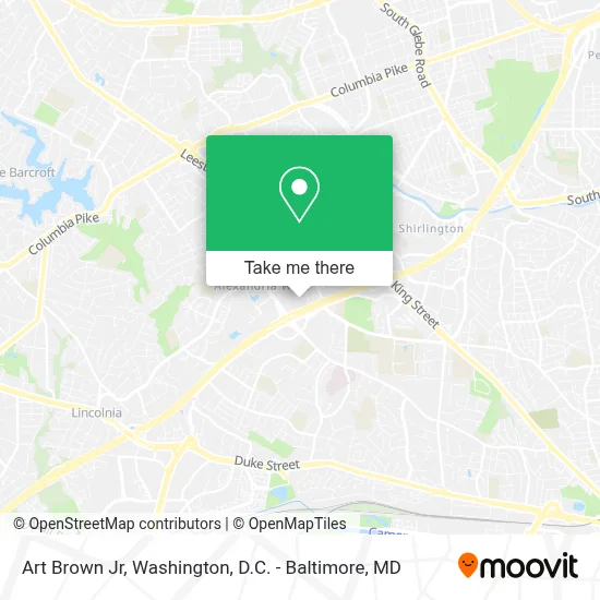 Art Brown Jr map