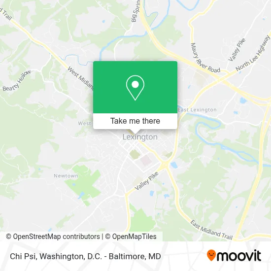 Chi Psi map