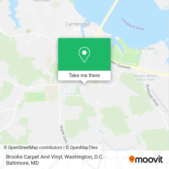 Brooks Carpet And Vinyl map