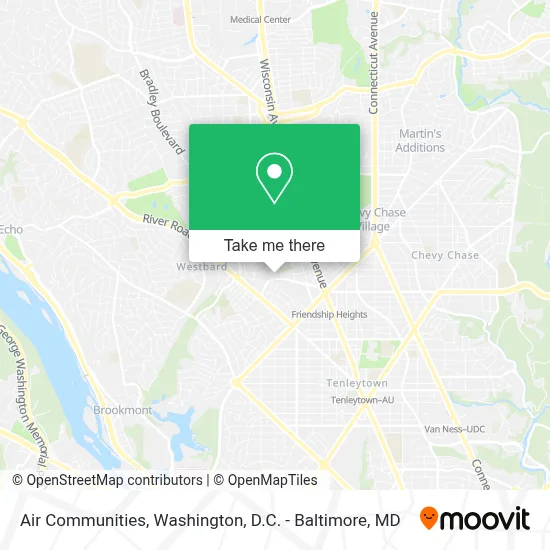 Air Communities map