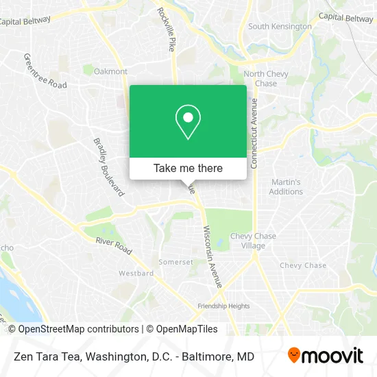 Zen Tara Tea map