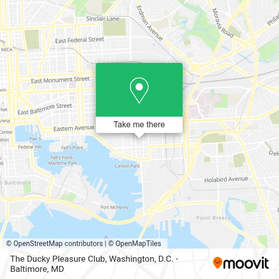 The Ducky Pleasure Club map