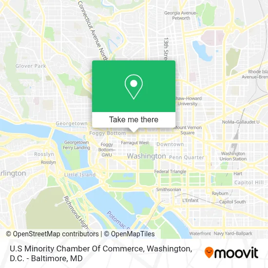 U.S Minority Chamber Of Commerce map