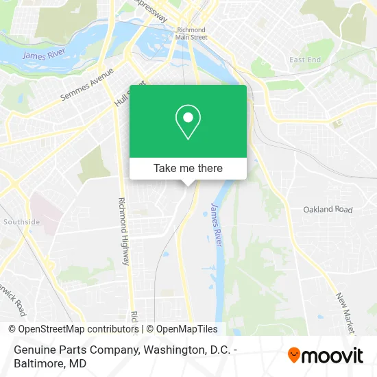 Genuine Parts Company map