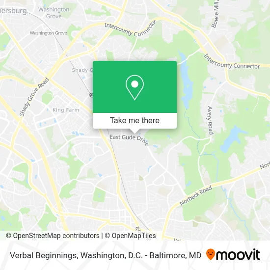 Verbal Beginnings map