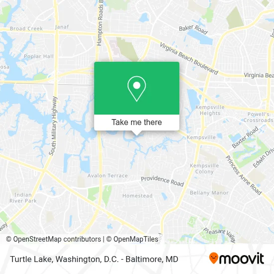 Turtle Lake map