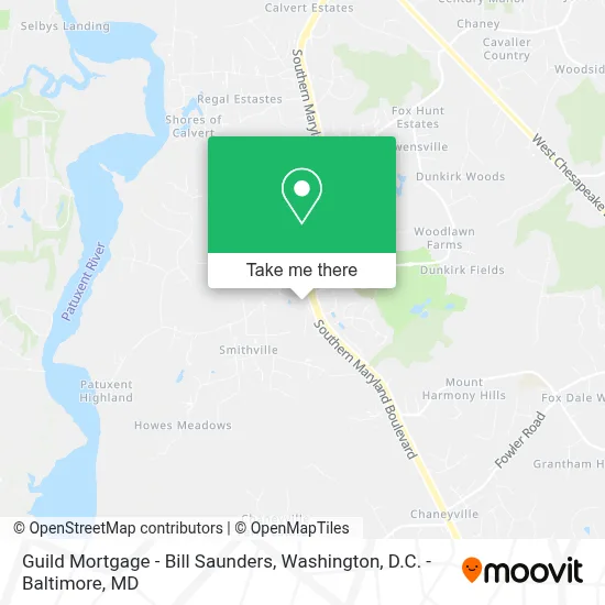 Guild Mortgage - Bill Saunders map