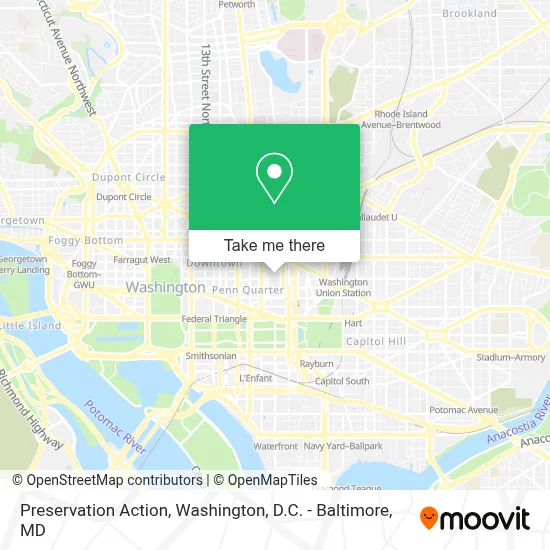 Preservation Action map