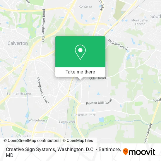 Creative Sign Systems map