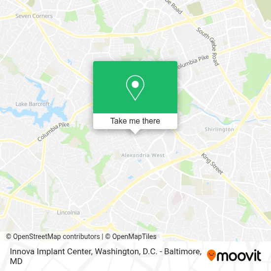 Innova Implant Center map