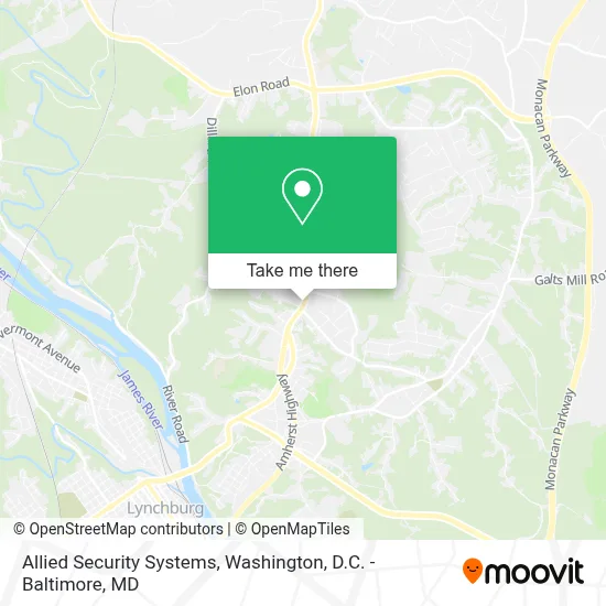 Allied Security Systems map