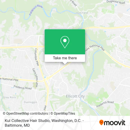 Kul Collective Hair Studio map