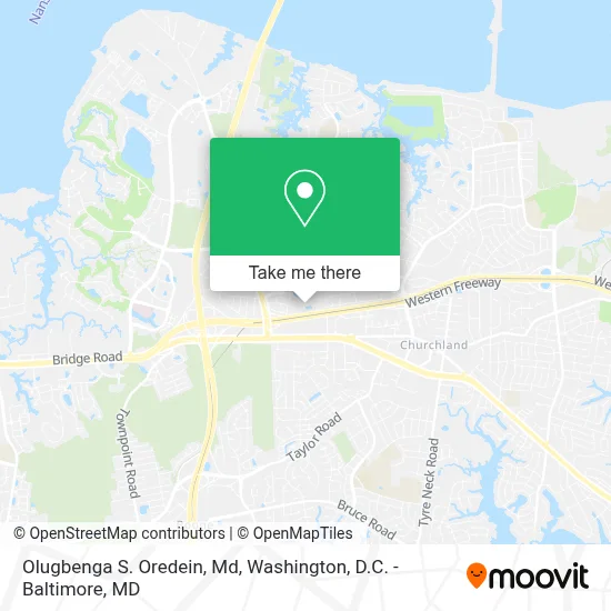 Olugbenga S. Oredein, Md map