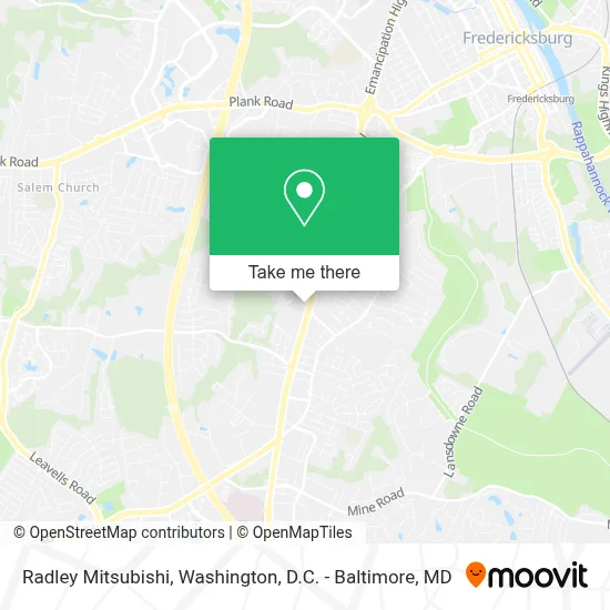 Radley Mitsubishi map