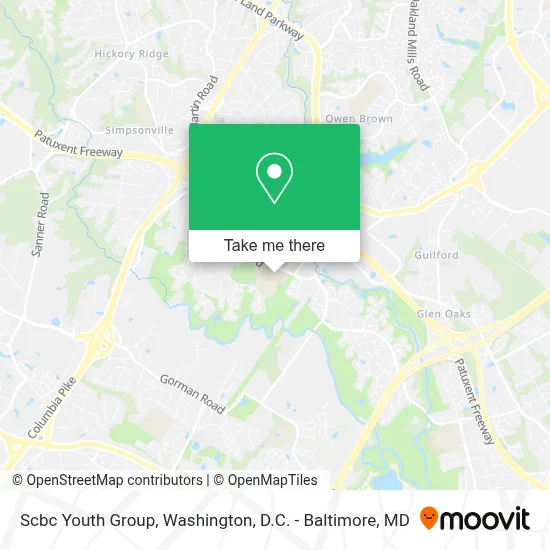 Scbc Youth Group map