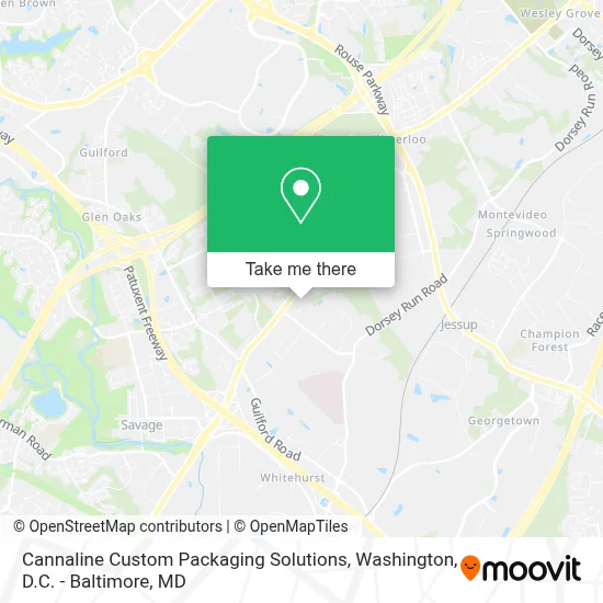Cannaline Custom Packaging Solutions map