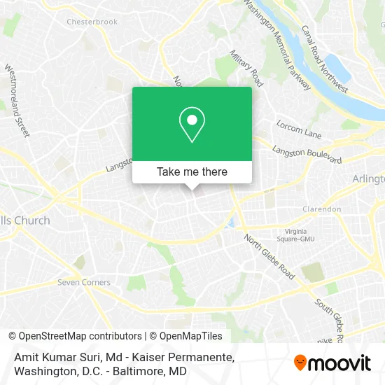 Amit Kumar Suri, Md - Kaiser Permanente map