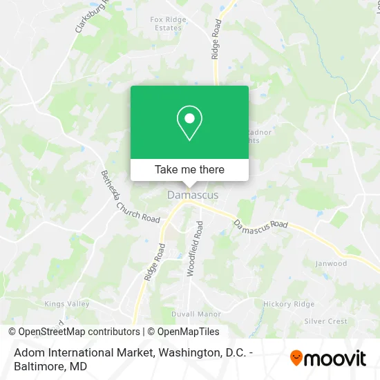 Adom International Market map