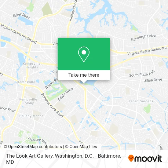 The Look Art Gallery map