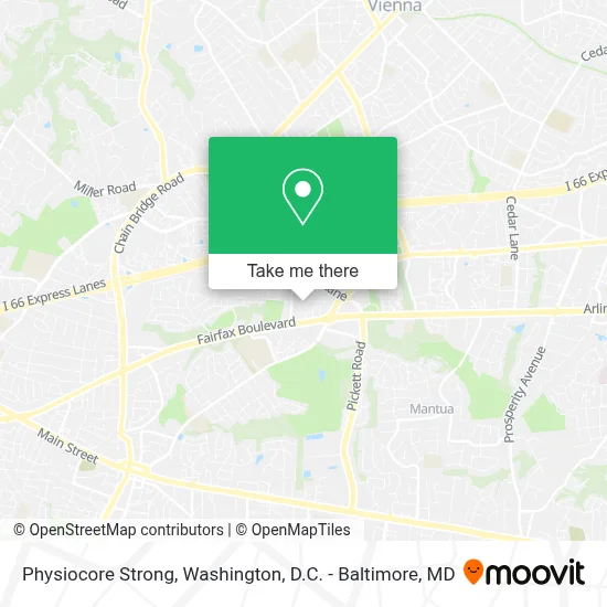 Physiocore Strong map