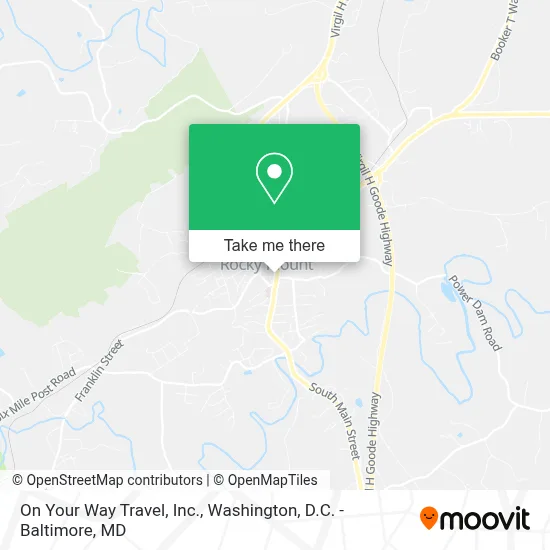 On Your Way Travel, Inc. map