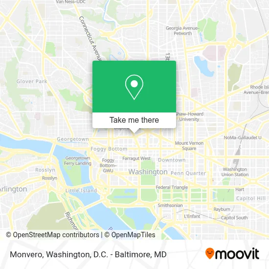 Monvero map