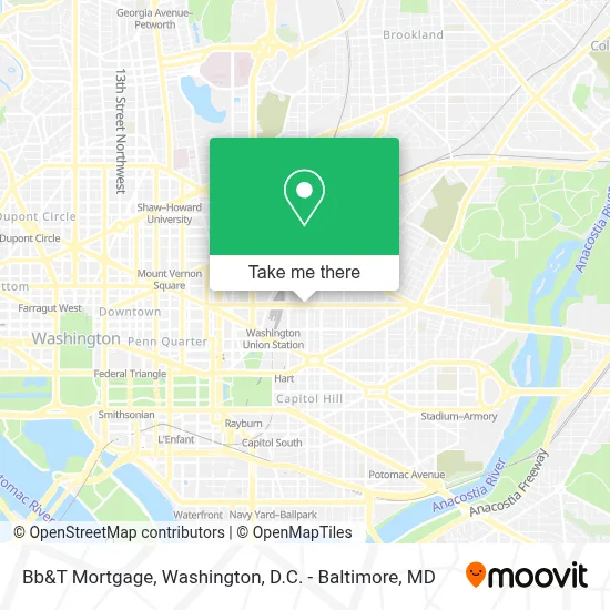 Bb&T Mortgage map