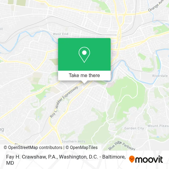 Fay H. Crawshaw, P.A. map