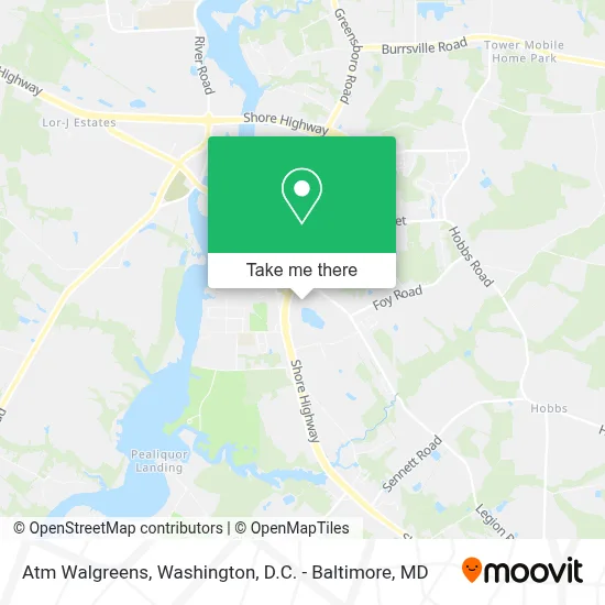 Atm Walgreens map