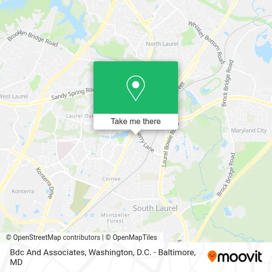 Bdc And Associates map