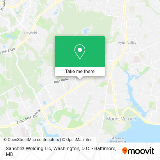 Sanchez Welding Llc map