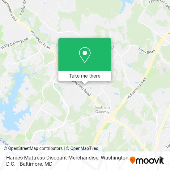 Harees Mattress Discount Merchandise map