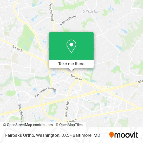 Fairoaks Ortho map