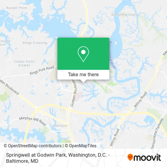 Springwell at Godwin Park map