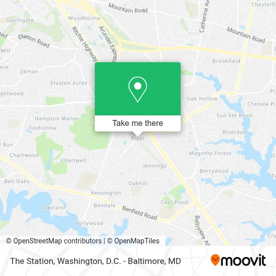 The Station map