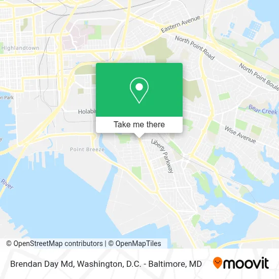 Brendan Day Md map