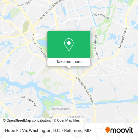 Hope Fit Va map
