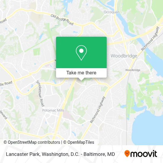 Lancaster Park map