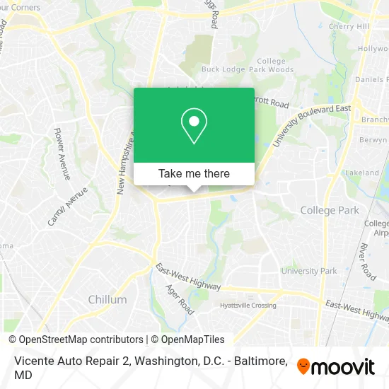 Vicente Auto Repair 2 map