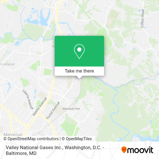 Valley National Gases Inc. map