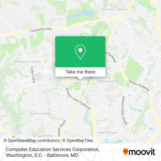 Computer Education Services Corporation map