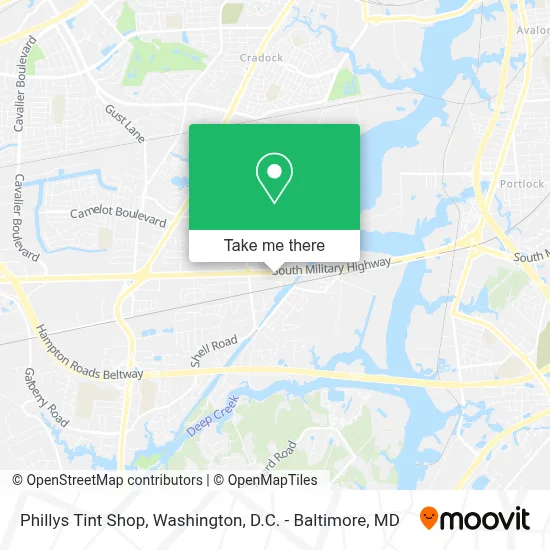 Phillys Tint Shop map